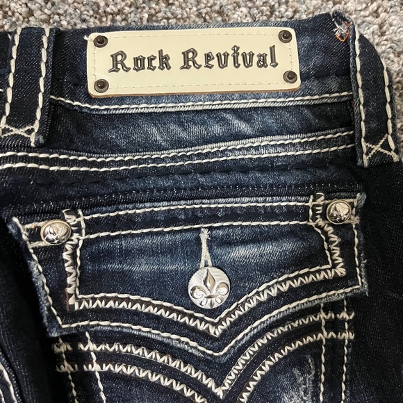 JUST IN! - Rock Revival Women's Jeans Size 26, Bootcut - Picture 5 of 16